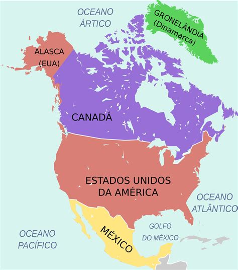países da américa do norte